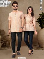 Trendy Pure Cotton Shirt For Men And Tunic For Women