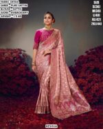 Heavy Embroidery Satin Saree For Occasion Wear