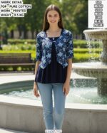 Designer Printed Cotton Top For Daily Styling