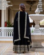 Faux Blooming Ethnic Gown Set With Dupatta