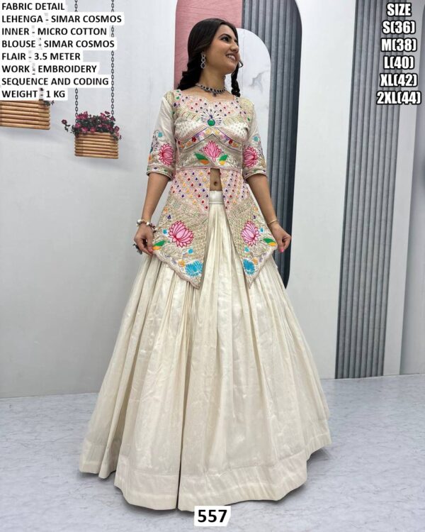 Traditional Lehenga With Embroidery Work
