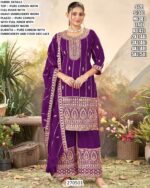 Stylish Pure Chinon Party Wear Suit Set