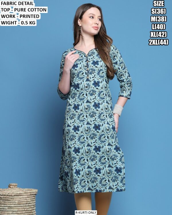 Trendy Printed Kurti For Everyday Styling