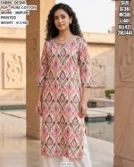 Pure Cotton Jaipuri Printed Kurti
