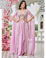 Party Wear Women Ethnic Outfit With Dupatta And Shrug