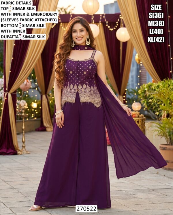 Latest Festive Wear Palazzo And Saree Collection