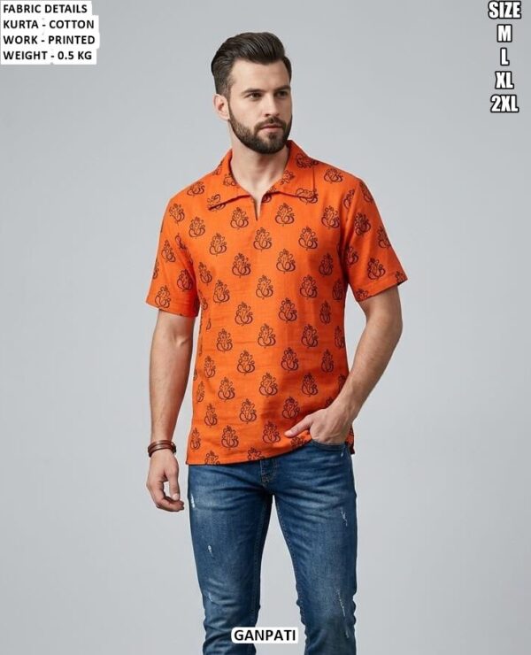 Fashionable Printed Kurta For Men