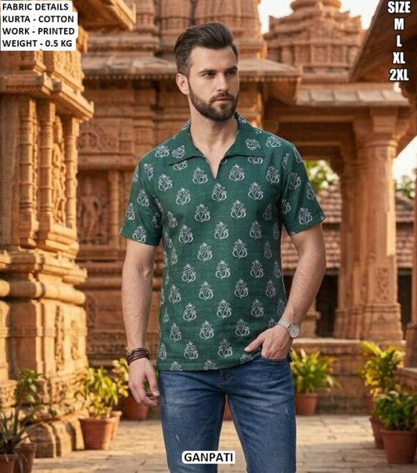Fashionable Printed Kurta For Men