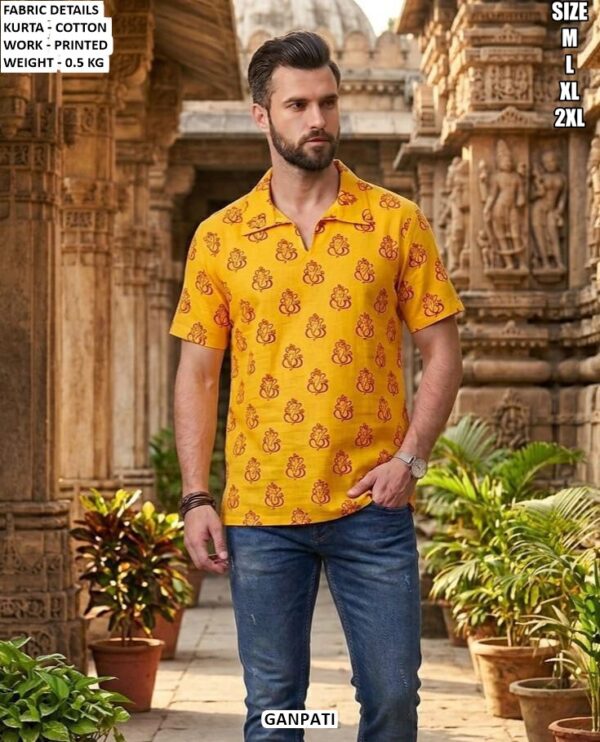 Fashionable Printed Kurta For Men