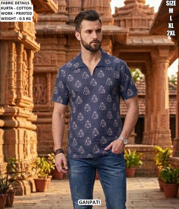 Fashionable Printed Kurta For Men
