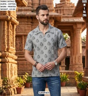 Fashionable Printed Kurta For Men