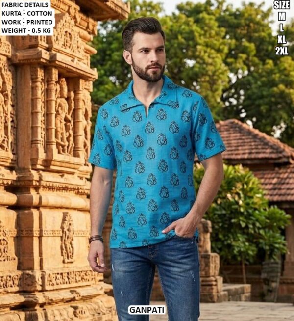 Fashionable Printed Kurta For Men