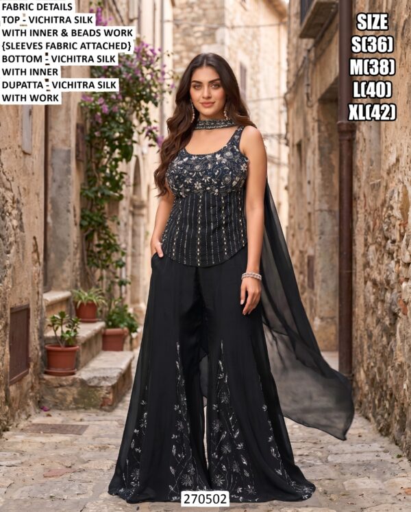 Designer Embroidery Work Festive Outfit