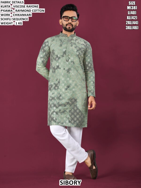 Premium Viscose Rayone Kurta Pyjama Set