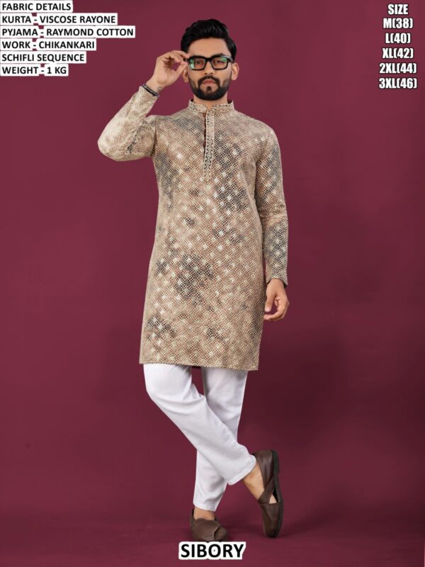 Premium Viscose Rayone Kurta Pyjama Set
