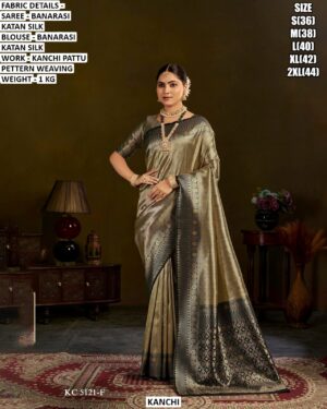 Banarasi Katan Silk Kanchi Pattu Saree