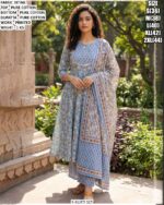 Heavy Cotton Printed Set With Embroidery Work