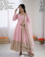 Designer Roman Silk Top Bottom Dupatta Set For Women
