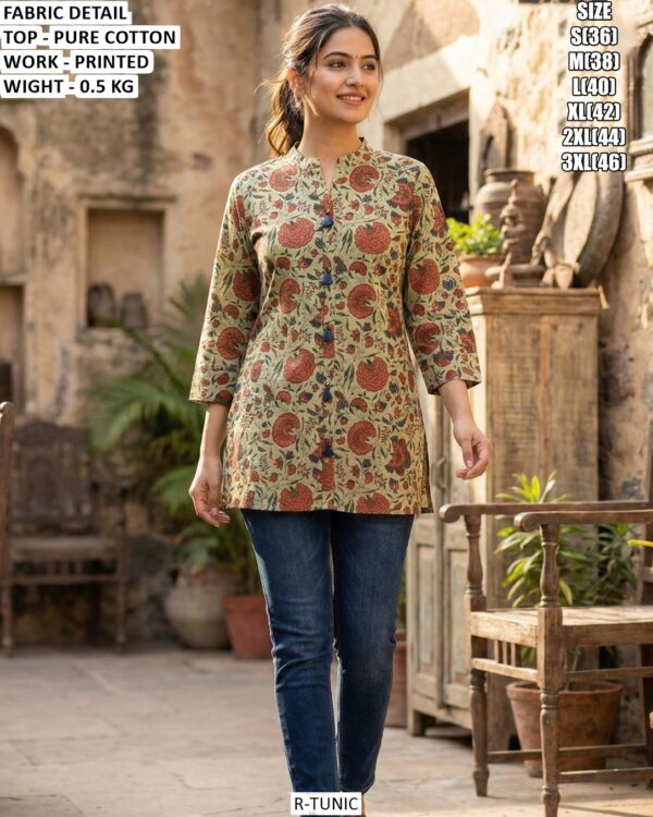 Premium Pure Cotton Daily Wear Tunic