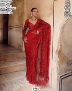 Stylish Sequence Work Net Saree