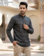Elegant Printed Kurta For Men