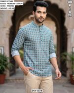 Elegant Printed Kurta For Men