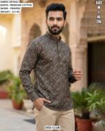 Elegant Printed Kurta For Men