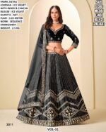 Wedding Wear Ice Velvet Lehenga Collection