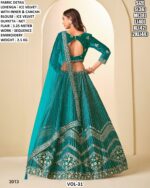 Wedding Wear Ice Velvet Lehenga Collection