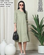 Casual Wear Pure Cotton Printed Dress