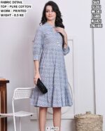 Casual Wear Pure Cotton Printed Dress