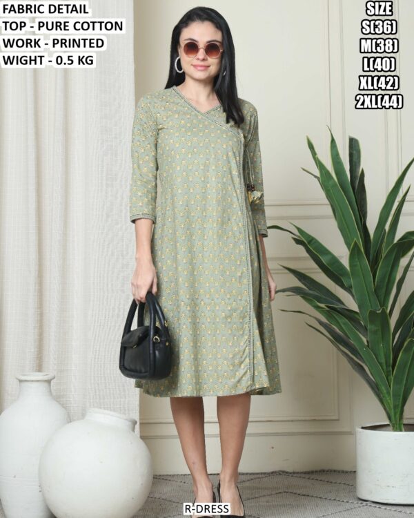 Casual Wear Pure Cotton Printed Dress