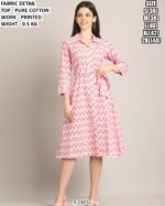 Casual Wear Pure Cotton Printed Dress