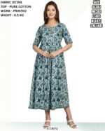 Casual Wear Pure Cotton Printed Dress