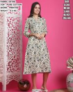 Casual Wear Pure Cotton Printed Dress