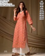 Stylish Rayon Digital Printed Daily Wear Kurti