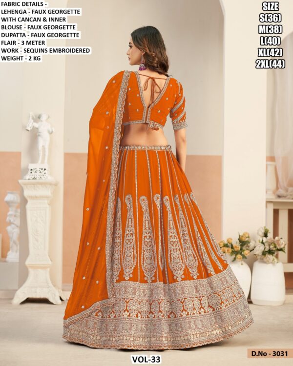 Festive Wear Embroidered Lehenga Choli Set
