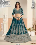 Festive Wear Embroidered Lehenga Choli Set