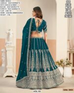 Festive Wear Embroidered Lehenga Choli Set