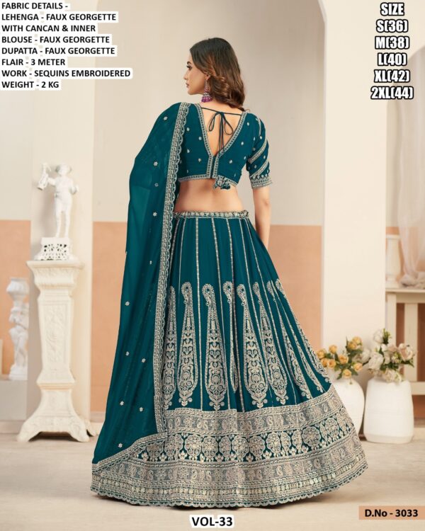 Festive Wear Embroidered Lehenga Choli Set