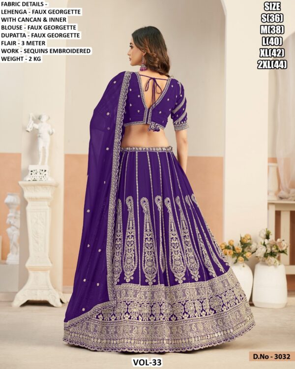 Festive Wear Embroidered Lehenga Choli Set