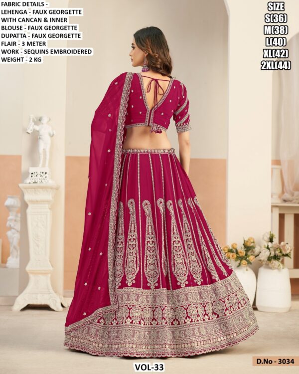 Festive Wear Embroidered Lehenga Choli Set