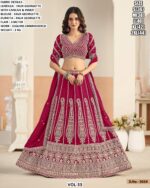 Festive Wear Embroidered Lehenga Choli Set