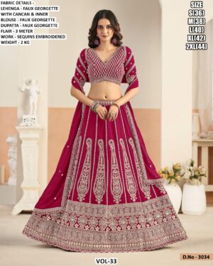 Festive Wear Embroidered Lehenga Choli Set