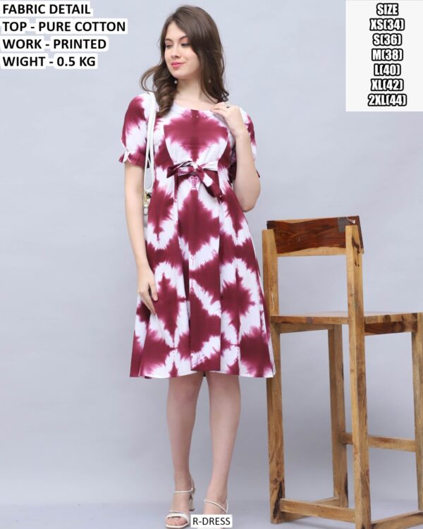 Trendy Pure Cotton Western Dress