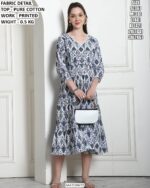 Daily Wear Maternity Friendly Cotton Dress