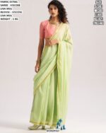Elegant Viscose Liva Mul Saree For Women