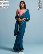 Elegant Viscose Liva Mul Saree For Women
