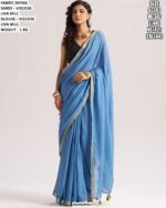 Elegant Viscose Liva Mul Saree For Women