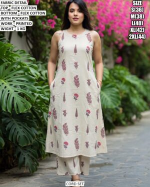 Printed Top Bottom Set For Modern Look For Women